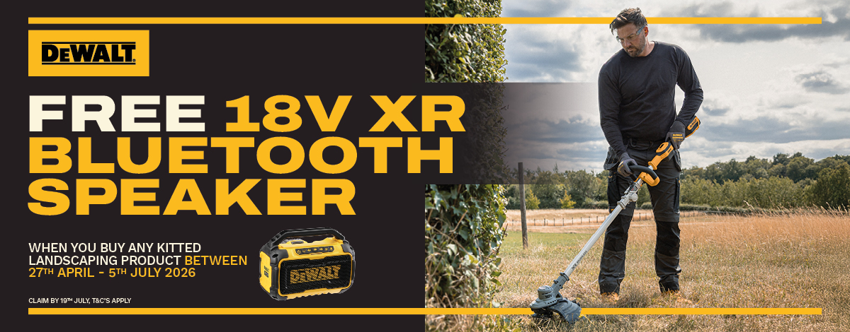 Dewalt FREE Bluetooth Speaker Promotion